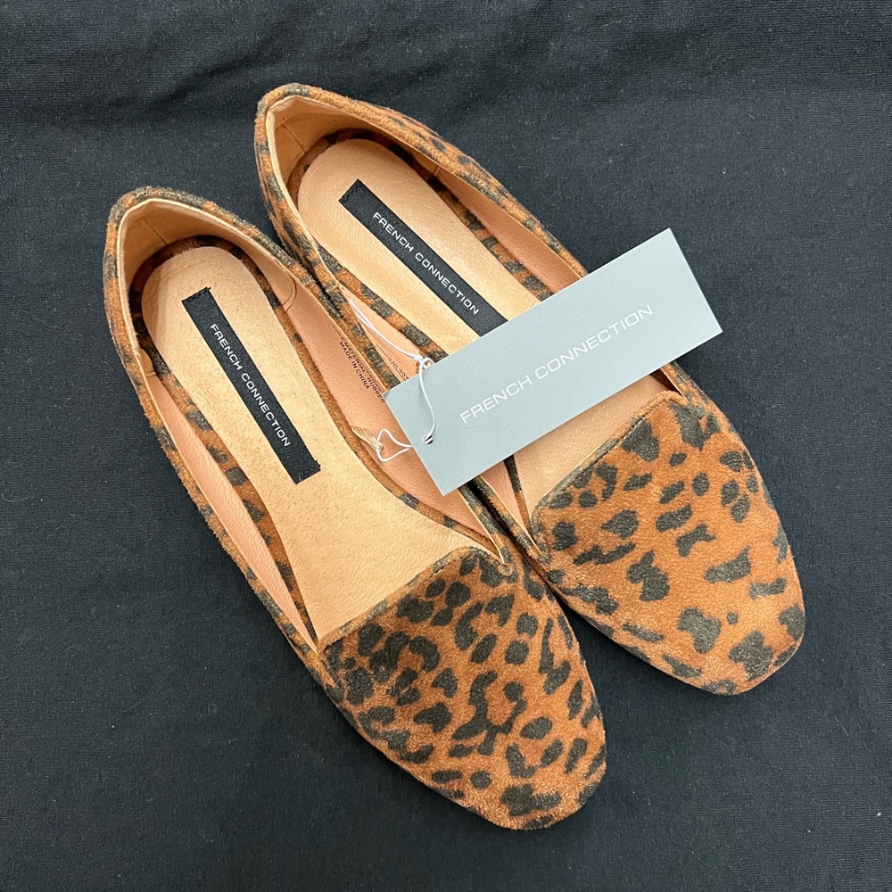 French Connection Size 7 Delilah Leopard Flats/Shoes